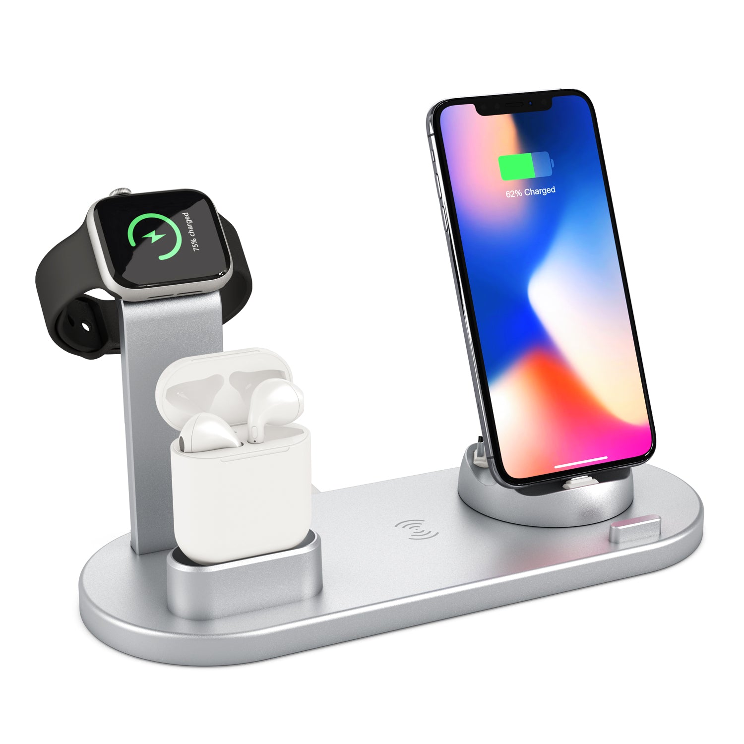 Wireless Charger 4 In 1 Charging Station Apple Devices