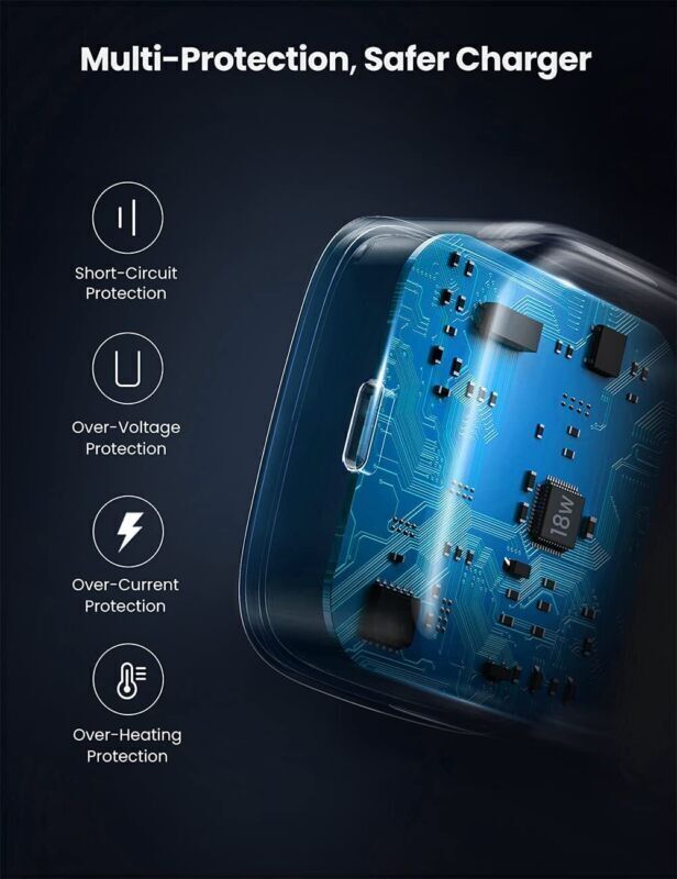 Fast Charging USB-C PD Plug Charger Cable